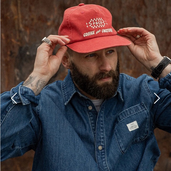 P&Co coffee and customs 5 panel hat - Picture 2 of 6